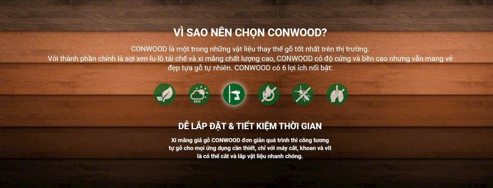 Xi măng gỗ Conwood